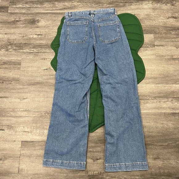 On 34th Jeans Womens 10 Wide Leg High Rise Denim - Picture 3 of 8